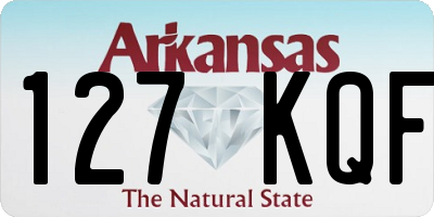 AR license plate 127KQF
