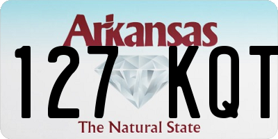 AR license plate 127KQT