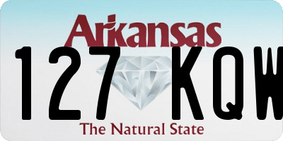 AR license plate 127KQW