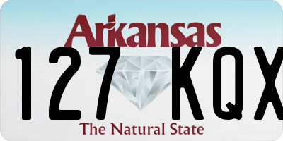 AR license plate 127KQX