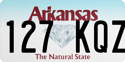 AR license plate 127KQZ