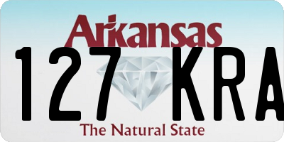 AR license plate 127KRA