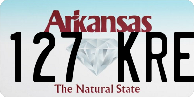 AR license plate 127KRE