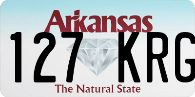 AR license plate 127KRG