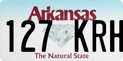 AR license plate 127KRH