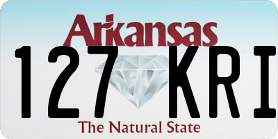 AR license plate 127KRI
