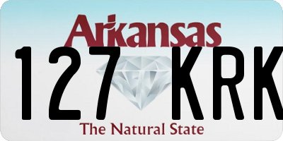 AR license plate 127KRK