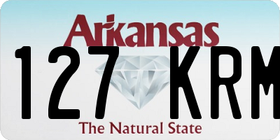 AR license plate 127KRM
