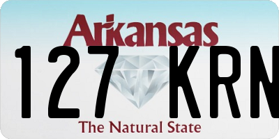 AR license plate 127KRN
