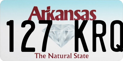 AR license plate 127KRQ
