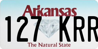 AR license plate 127KRR