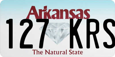 AR license plate 127KRS