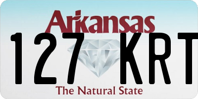 AR license plate 127KRT