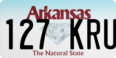 AR license plate 127KRU