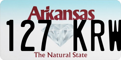 AR license plate 127KRW