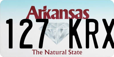 AR license plate 127KRX
