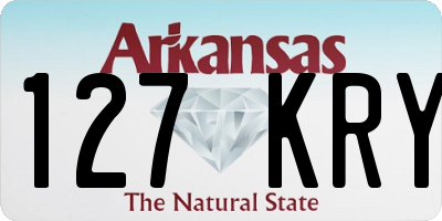 AR license plate 127KRY
