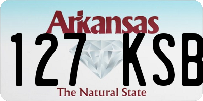 AR license plate 127KSB