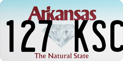 AR license plate 127KSC