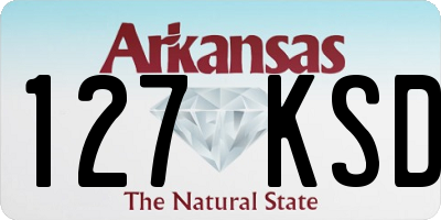 AR license plate 127KSD