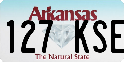 AR license plate 127KSE