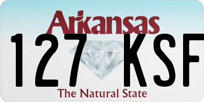 AR license plate 127KSF