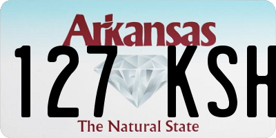 AR license plate 127KSH