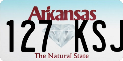 AR license plate 127KSJ