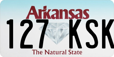 AR license plate 127KSK