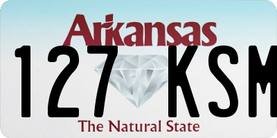 AR license plate 127KSM