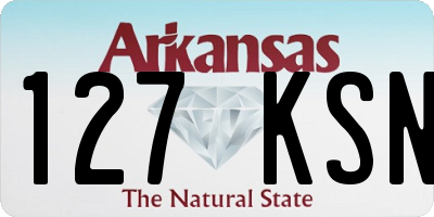 AR license plate 127KSN