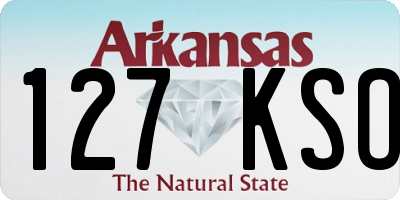 AR license plate 127KSO