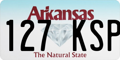 AR license plate 127KSP