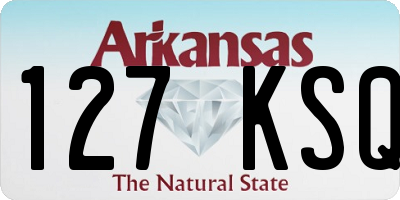 AR license plate 127KSQ