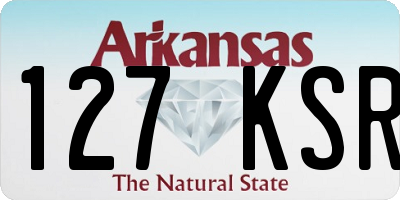 AR license plate 127KSR