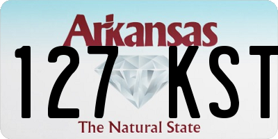 AR license plate 127KST