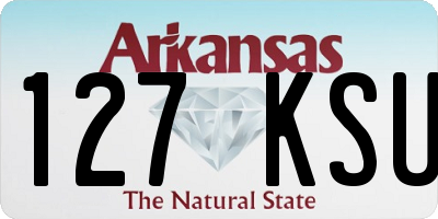 AR license plate 127KSU