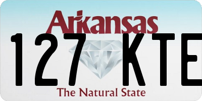 AR license plate 127KTE