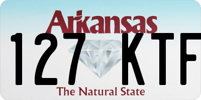 AR license plate 127KTF