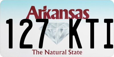 AR license plate 127KTI