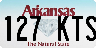 AR license plate 127KTS