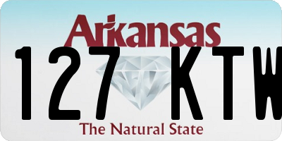 AR license plate 127KTW