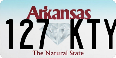 AR license plate 127KTY