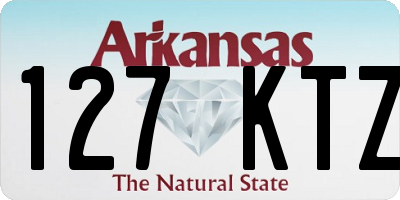 AR license plate 127KTZ