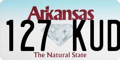 AR license plate 127KUD
