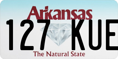 AR license plate 127KUE