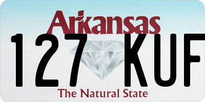 AR license plate 127KUF