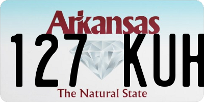 AR license plate 127KUH