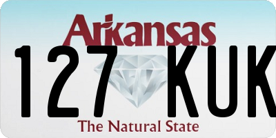 AR license plate 127KUK