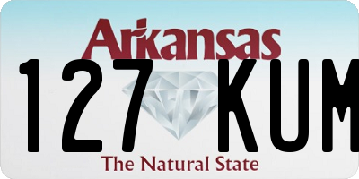 AR license plate 127KUM